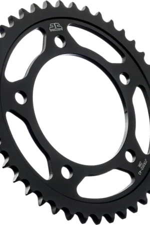 JT SPROCKETS - REAR STEEL 43T BL, 530 - Sprockets - BLACK ZINC FINISH Fabrieksprijs